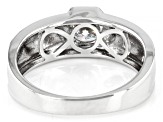 Moissanite Platineve Mens Ring 1.00ct DEW.