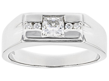 Picture of Moissanite Platineve Mens Ring .79ctw DEW.