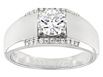 Picture of Moissanite Platineve Mens Ring 1.42ctw DEW.