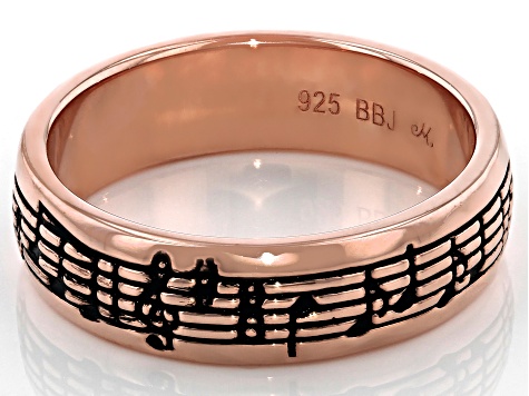 18K Rose Gold Over Sterling Silver "The Enchanted Butterfly" Ring
