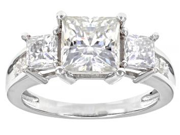 Picture of Moissanite Platineve Ring 3.40ctw Dew