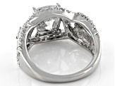 Moissanite Platineve Ring 3.84ctw Dew