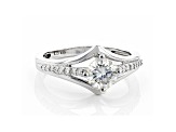 Moissanite Platineve Ring .96ctw DEW