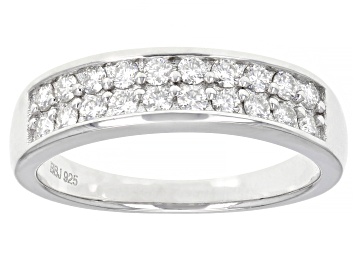 Picture of Moissanite Platineve Band Ring .60ctw DEW