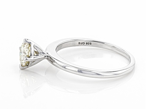 Candlelight Moissanite Platineve Solitaire Ring .80ct DEW. - MOJ246B ...