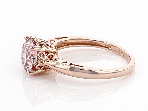 pink moissanite engagement rings