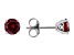 Red moissanite platineve stud earrings 1.60ctw DEW.