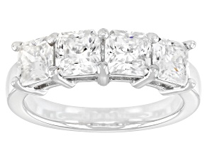 Moissanite Platineve Band Ring 1.56ctw DEW