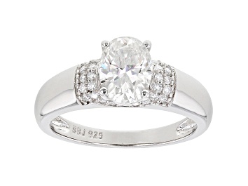 Picture of Moissanite platineve engagement ring 1.80ctw DEW