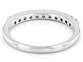 Moissanite Platineve Band .33ctw DEW