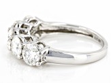 Moissanite Platineve Band Ring 2.50ctw DEW
