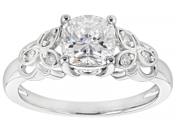 Picture of Moissanite platineve engagement ring 1.36ctw DEW