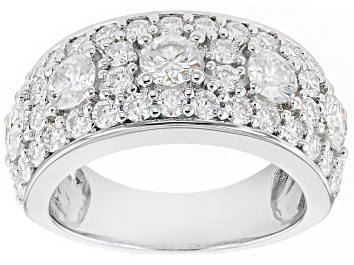 Picture of Moissanite platineve ring 2.41ctw DEW