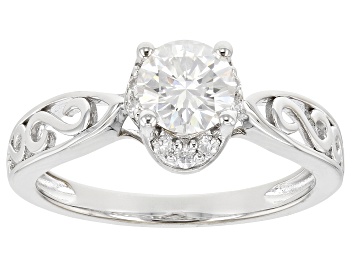 Picture of Moissanite platineve ring .92ctw DEW