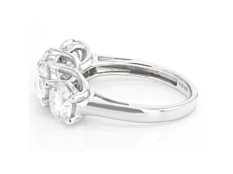 Moissanite Platineve Ring 4.00ctw DEW.