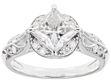 Picture of Moissanite Platineve Engagement Ring 1.94ctw DEW.