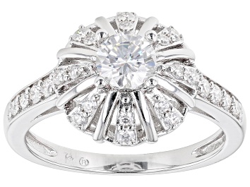 Picture of Moissanite Platineve Ring .94ctw DEW