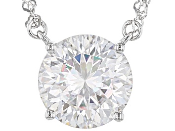 Picture of Moissanite Inferno Cut Platineve Necklace 5.66ct DEW.