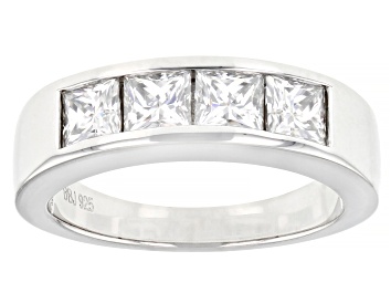 Picture of Moissanite Platineve Band Ring 1.48ctw D.E.W