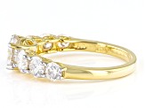 Moissanite 14k Yellow Gold Over Sterling Silver Ring 2.64ctw DEW