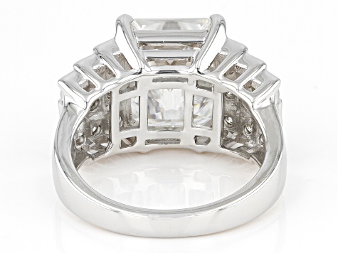 Moissanite Platineve Cocktail Ring 7.92ctw