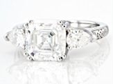 Moissanite Platineve Ring 4.78ctw DEW.