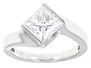 Picture of Moissanite Platineve Ring 1.80ct D.E.W