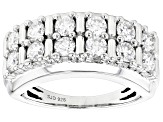 Moissanite Platineve Ring 1.20ctw D.E.W