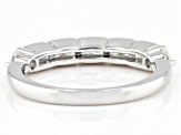 Moissanite Platineve Ring .65ctw DEW