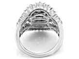 Moissanite Platineve Ring 2.49ctw DEW