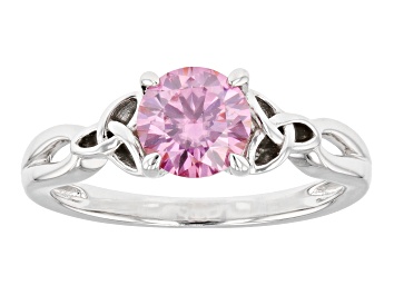 Picture of Pink Moissanite Platineve Ring 1.00ct D.E.W