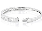 Moissanite Platineve bangle bracelet 10.00ctw DEW