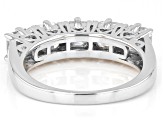 Moissanite Platineve band ring 2.08ctw DEW