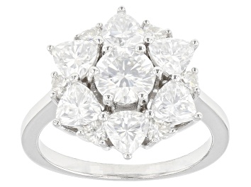 Picture of Moissanite Platineve ring 2.90ctw DEW