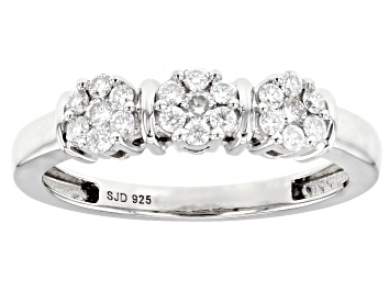 Picture of Moissanite Platineve Ring .45ctw DEW