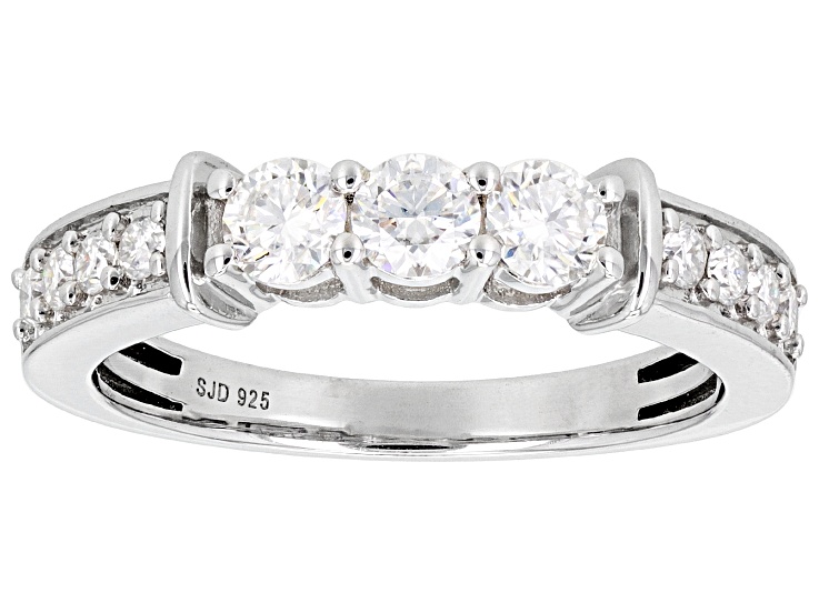 Moissanite Platineve Ring .72ctw DEW - MOJ853A | JTV
