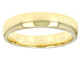 Moissanite 14k yellow gold over silver ring set of three bands 3.20ctw DEW