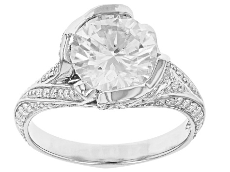 Moissanite Platineve Ring 3.60ctw DEW. - MOJ882 | JTV.com