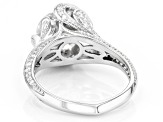 Moissanite Platineve Ring 3.60ctw DEW.