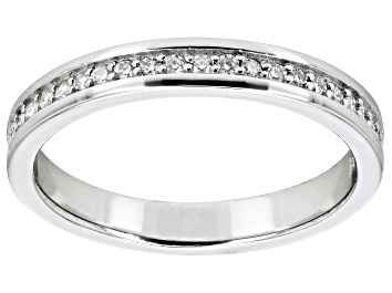 Picture of Moissanite Platineve Eternity Band Ring .45ctw DEW.