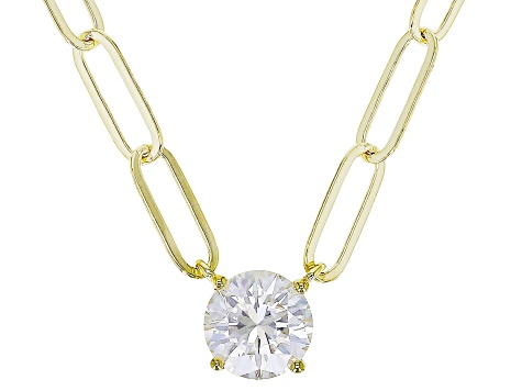 Hidden Gem 14KT Gold Rhinestone Necklace