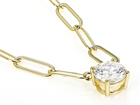 Hidden Gem 14KT Gold Rhinestone Necklace