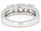 Moissanite Platineve Ring 1.35ctw DEW.