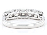 Moissanite Platineve Band Ring .80ctw DEW
