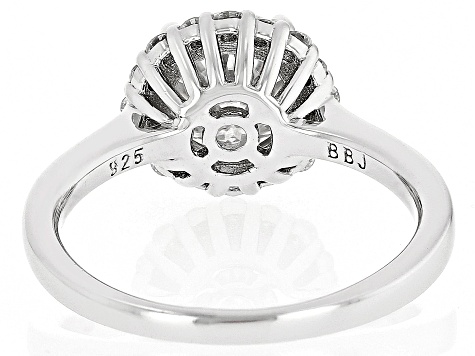 Moissanite Inferno Cut Platineve Halo Ring 2.41ctw DEW.