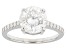 Moissanite Inferno Cut  Platineve Ring 3.32ctw DEW.