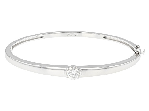 Moissanite Platineve Bangle Bracelet 1.20ct DEW - MOJ981A