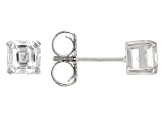 Moissanite Platineve Ring And Stud Earrings With Pendant Set 1.48ctw DEW