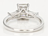 Moissanite Platineve Ring 1.93ctw D.E.W