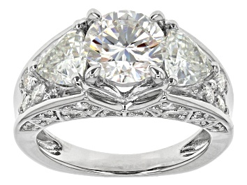 Picture of Moissanite Platineve Ring 4.02ctw D.E.W